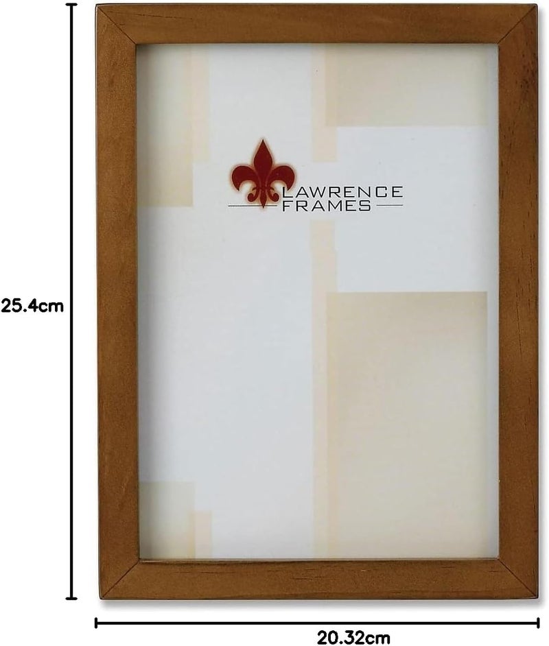 Lawrence Frames Nutmeg Wood 8x10 Picture Frame - Gallery Collection - Image 2