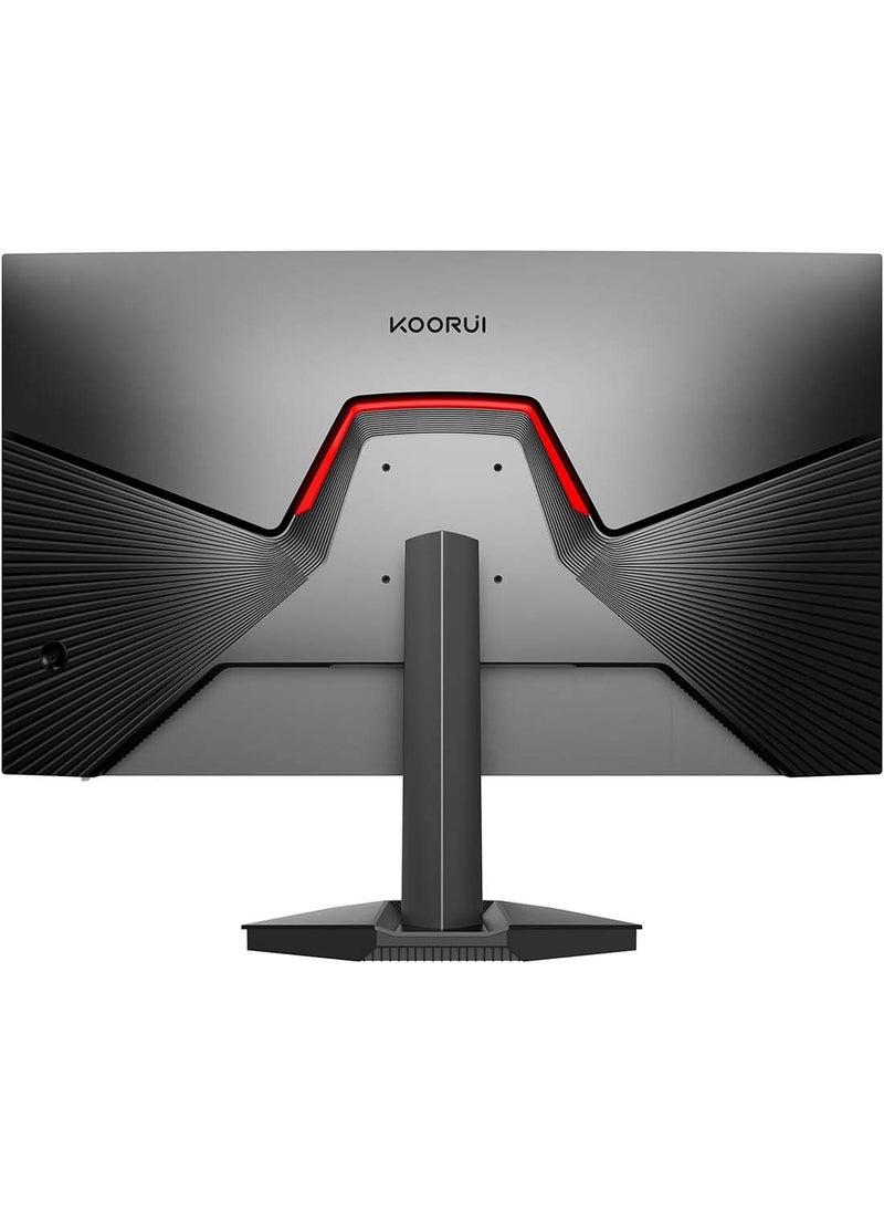 KOORUI - Monitor Gaming, 24 Inch Computer Screen HDMI, 165Hz, 1080p, 1ms, IPS, FreeSync, Compatible G-sync, Tilt Adjustable, Eye Care, VESA Wall Mountable (FHD 1920x1080, DisplayPort) Black - Image 1
