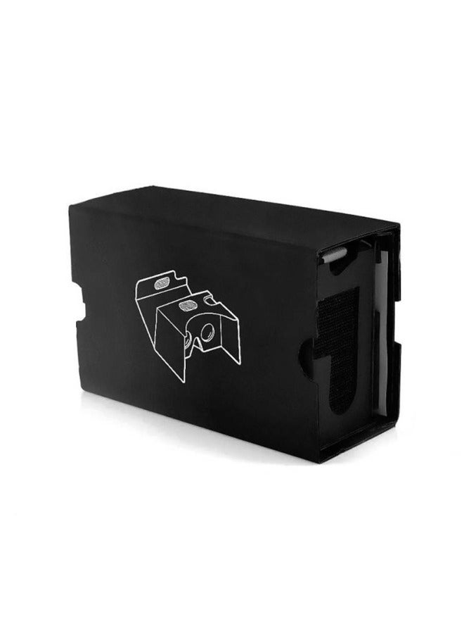 VR Box Carton 3d Glasses Google Carton 2 Generation Google Box Virtual Reality Glasses 7 Inch Enlarged Version-Color:Classic Black Cardboard Second-generation Upgrade 7-inch Enlarged Version - Image 1