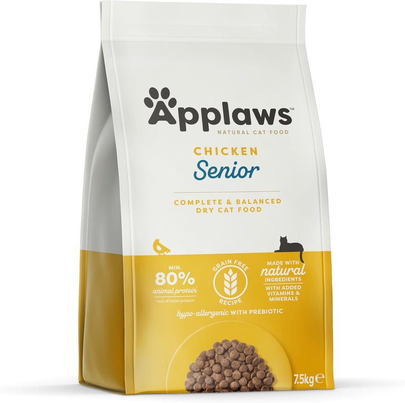Applaws Market diverse application fit Senior Cat Dry Food Chicken - 7.5 Kg Elegant practical design - Image 1