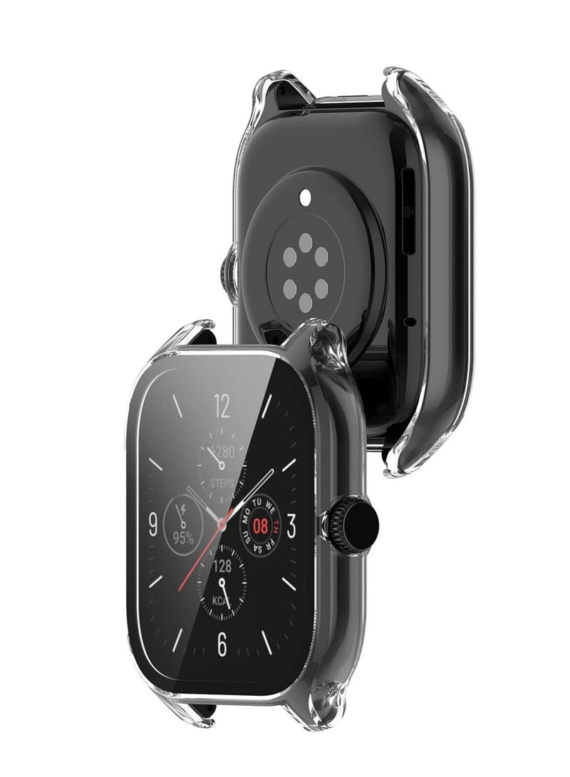 Case Compatible with Amazfit GTS 4 (Not for GTS4 Mini) Case Watch Soft TPU Shockproof Cover Slim Guard Thin Bumper Shell Protector For Amazfit GTS4 (Clear) - Image 2
