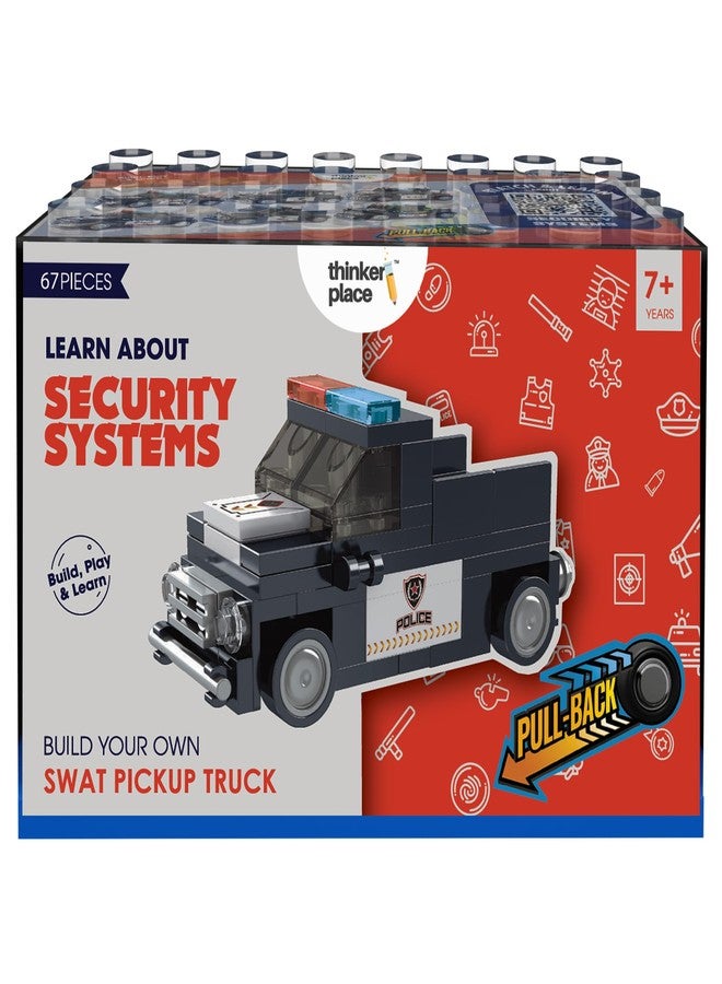 ThinkerPlace STEM SWAT Pull Back Vehicle Building Blocks Set (67 Pcs) | DIY Police Truck Toy for Kids 6+ Years (Boys & Girls) | Friction Powered Action Toy | Creative & Learning - Image 2
