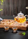 1Chase Tea Set With Heart Shape Warmer