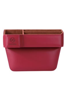 Maxwell Electronics Maxwell Drive Vault Car Seat Gap Seam Storage Box Cup Holder Additional Storage for Your Devices Like Mobile Phone Tablets Eyeglasses Wallet Money Coins Notebook Pen Organizer Keys Organizer (Red)  - Image 1