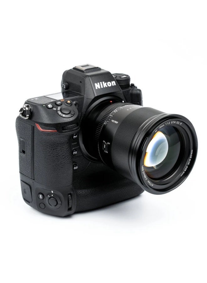 VILTROX AF 75mm F1.2 Pro APS-C Lens for Nikon Z-Mount - Image 2