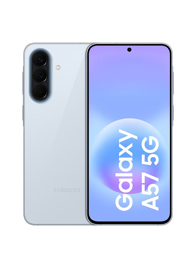 سامسونج جالاكسي A57 ثنائي الشريحة أزرق جليدي رائع 12 جيجابايت رام 512 جيجابايت 5G - نسخة الشرق الأوسط - Image 1