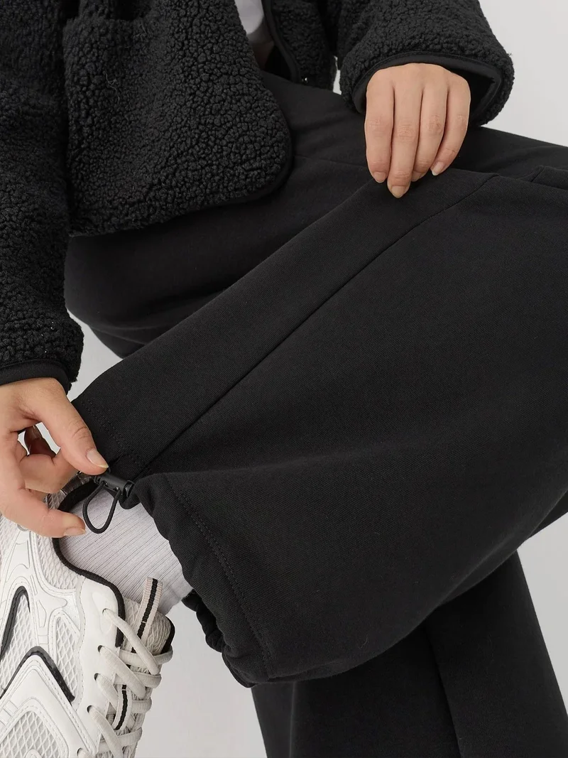 زوبعة بنطلون رياضي أساسي بخصر مرتفع