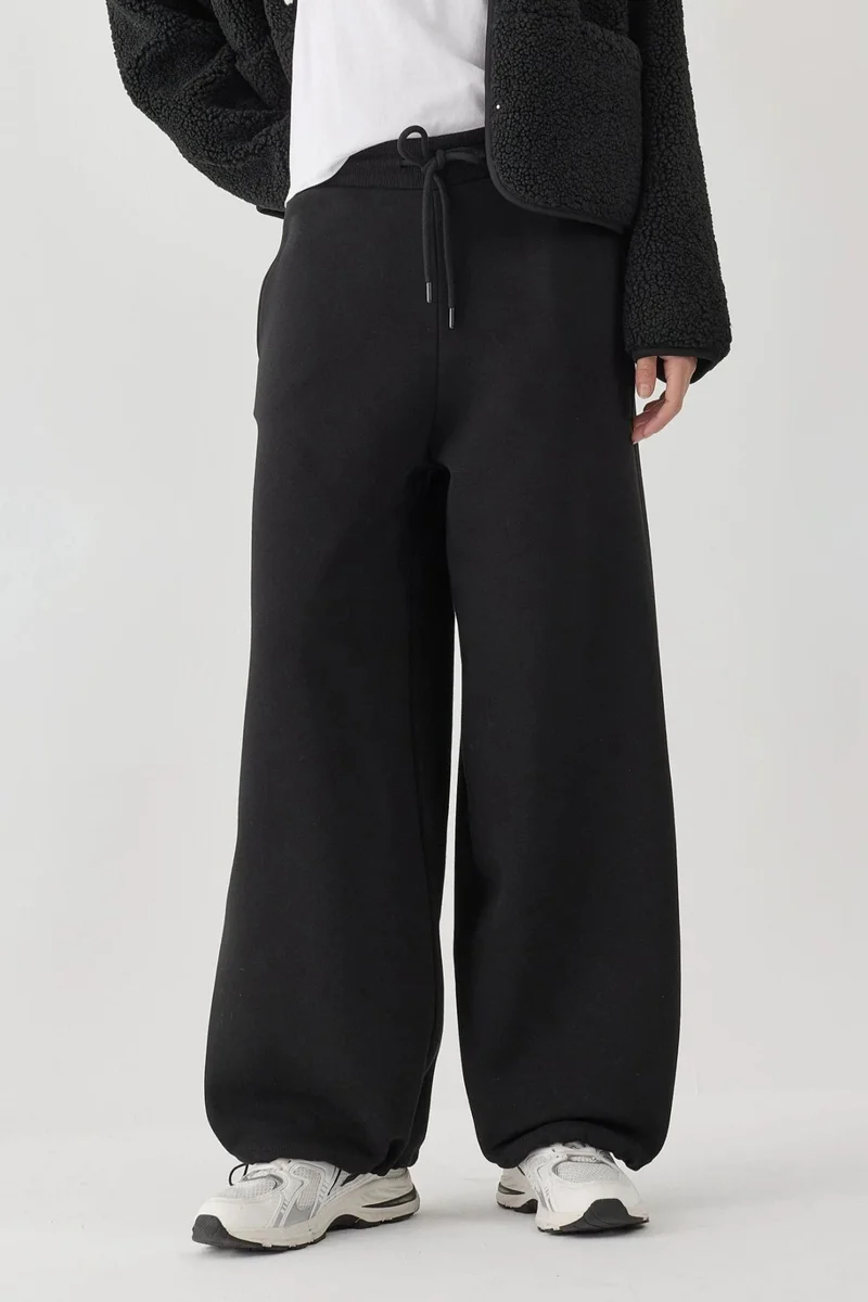 Hiccup Barrel Fit Basic Raised Sweatpants