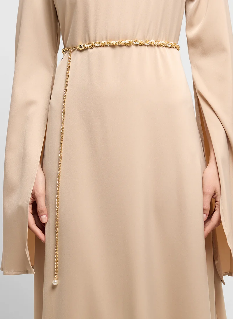 ايلا ليمتد اديشن Pearl Detail Chain Belt
