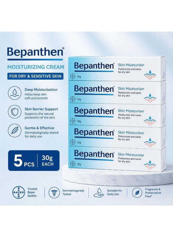 Bepanthen Moisturizing Cream 30g 5PCS total 150gram. - Image 1