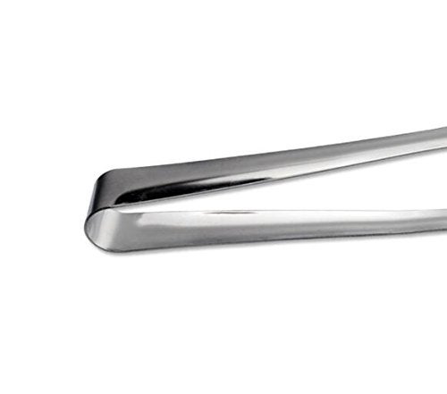 UPSTORE 3PCS Silver 7inch Stainless Steel Kitchen Tongs Utensils Food Tongs Heavy Duty Serving Appetizers Clipping Toast Bread Grilling Buffet Ice Pastry Sandwich Barbecue for Tea Party Coffee Bar Kitchen - Image 5