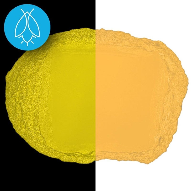 Art 'N Glow Glow in The Dark Pigment Powder - Neutral and Fluorescent Color for Art Painting, Fine Art, Nail Art Paint, and DIY Crafts - Long Lasting 10+ Color Options - Fluorescent Orange - (1 Ounce) - Image 2