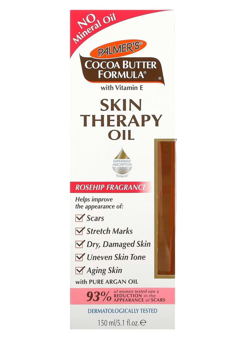 PALMER'S - Palmer's Cocoa Butter Formula Skin Therapy Oil Rosehip Scent 5.1 fl oz 150 ml - Image 1