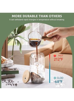 Drinking Glasses with Bamboo Lids and Glass Straw, 500ml Glass Cups, Tumbler Cup Ideal For Tea, Soda, Iced Coffee (1pc, 500ml) - pzsku/Z4BE8F5169BBF8CF603E9Z/45/_/1740637674/a0a75e8d-bc36-4209-baa8-6c53badbd189