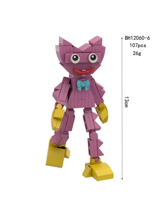 Building Block Set,Poppy Playtime 5 Game Model Toys Ideas Collectible Building Bricks Birthday Gift