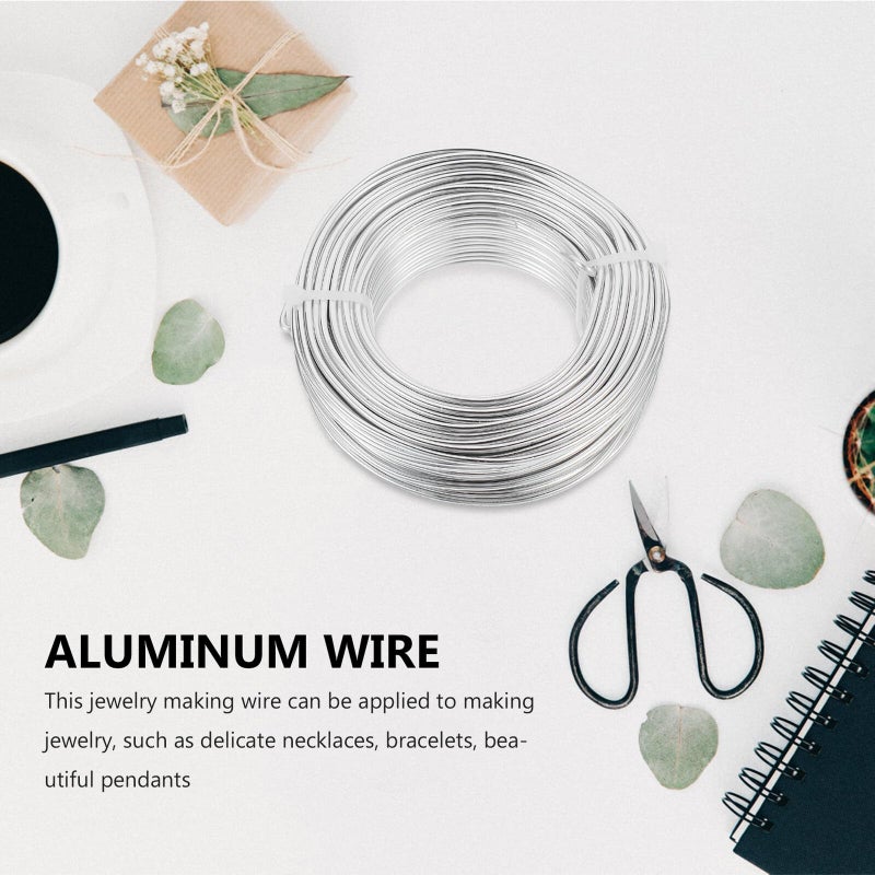 5mm Bendable Aluminum Jewelry Wire Roll Silver Color for DIY Crafting and Sculpting - Image 5