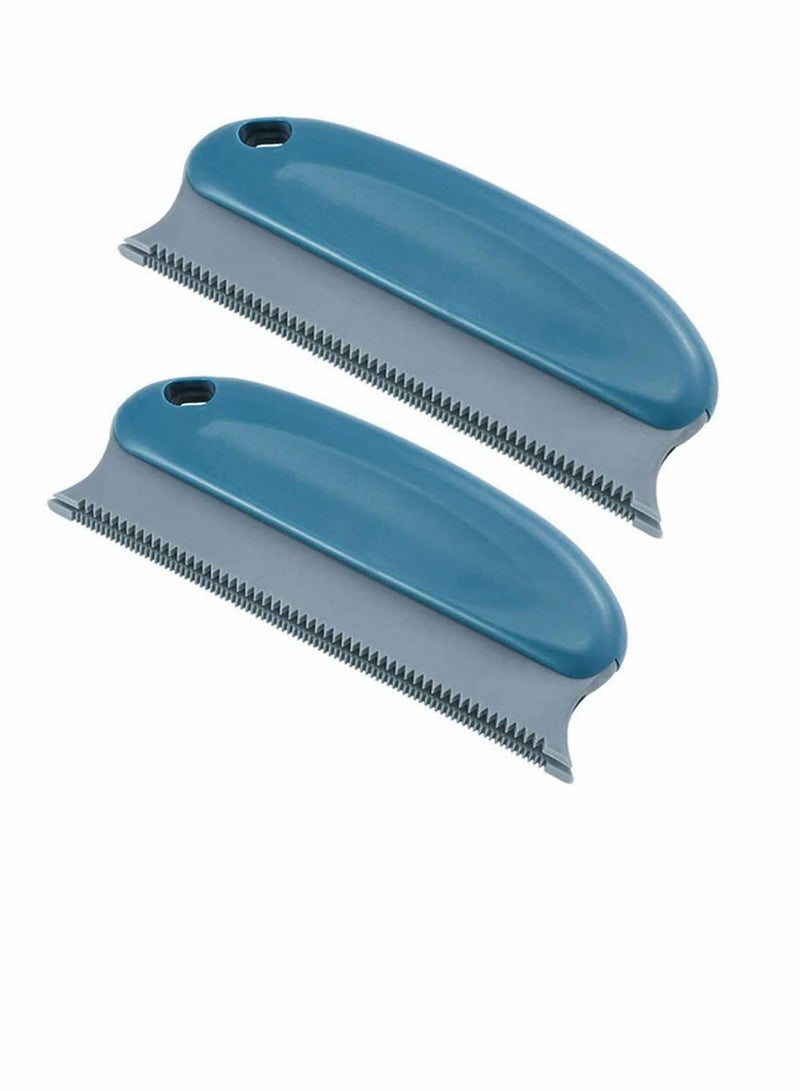2 Pcs Pet Grooming Hair Lint Remover Brush Tool for Cats and Dogs - Easy to Use and Clean Fur - Image 1