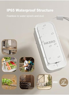 INKBIRD INKBIRD Bluetooth Thermo-hygrometer ITH-11-B (3 Packs), Temperature and Humidity Monitor with Bluetooth APP Remote Control, Ultra Long Battery Life, IP65 Waterproof for Home Reptile Refrigerator  - Image 5