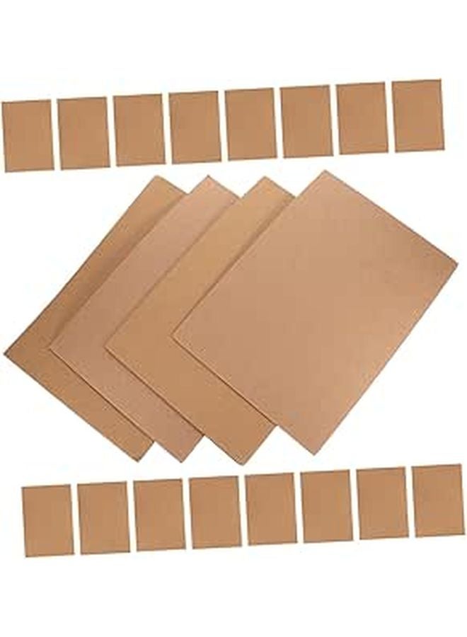 20 Pack Corrugated Cardboard Sheets For Packing Crafting And Protective Wrapping - Image 1
