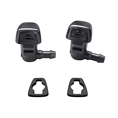 AMFRNE 8E5Z-17603-A Premium Wiper Washer Nozzles Fit for 2008-2012 Ford Fusion | 2008-2012 Mercury Milan | 2008-2012 Lincoln MKZ | Windshield Washer Fluid Jet Nozzle | Easy to Install | 2 Pack, 8E5Z17603A - Image 1