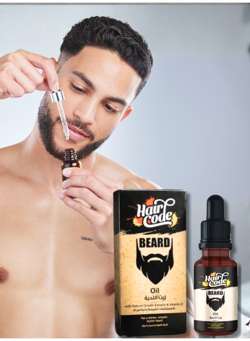 Hair Code Beard Oil 55ml - Image 2