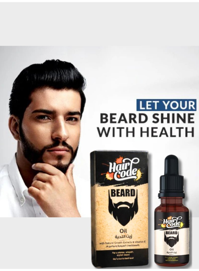 Hair Code Beard Oil 55ml - Image 4