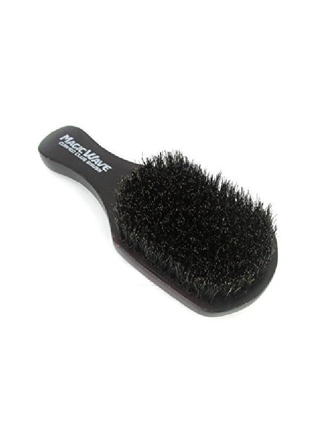 Black Ice Magic Wave 7'' Curved Club Brush Soft Premium Boar  - Image 5