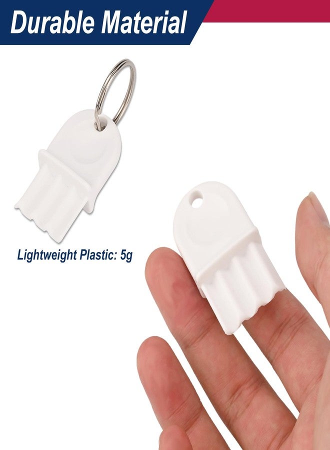 NICECRAFT 10 Pcs Toilet Paper Towel Dispenser Key, Universal Tissue Dispenser Key Replacement - Image 3