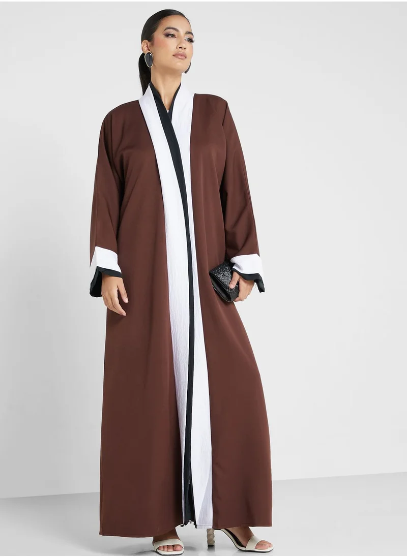 hayas closet Flared Sleeve Abaya