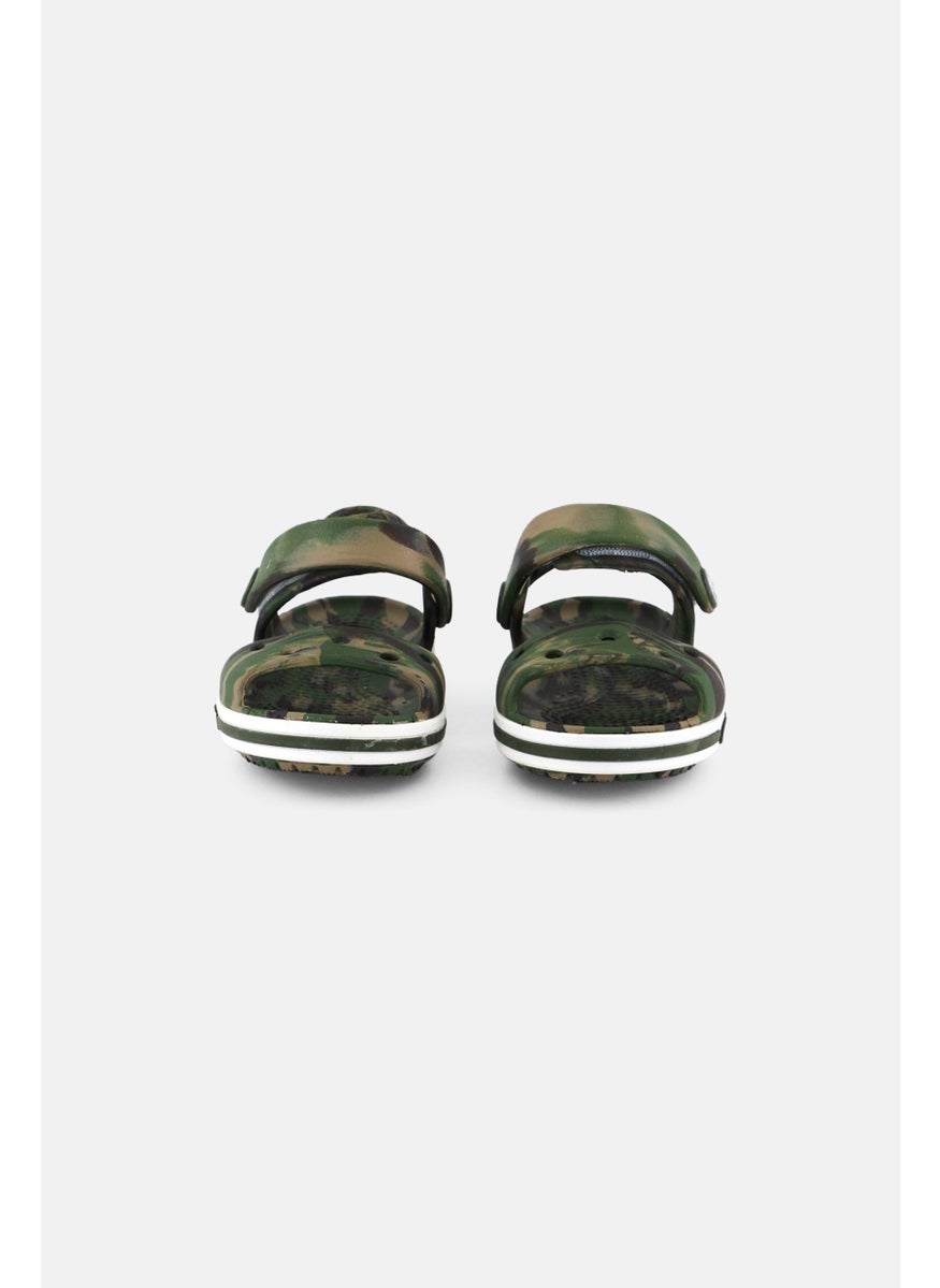 crocs Toddlers Boy Bayaband Camouflage Velcro Closure Sandals, Multicolor  - Image 4