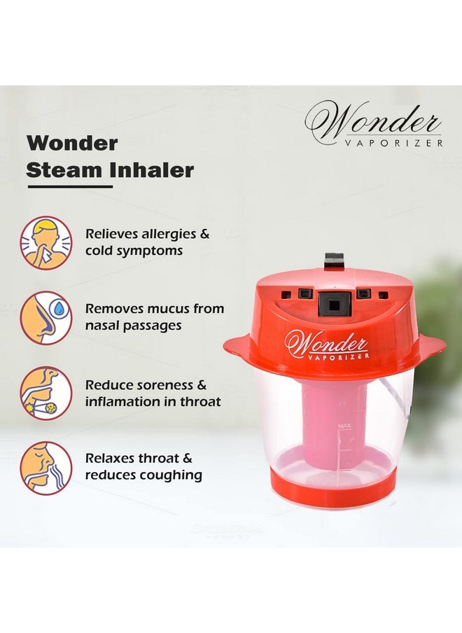 Wonder - Steam Inhaler Sauna Vaporizer For Blackheads Removal Cold & Cough Rejuvenate Skin For Youthful Complexion (Steam Vaporizer) - Image 1