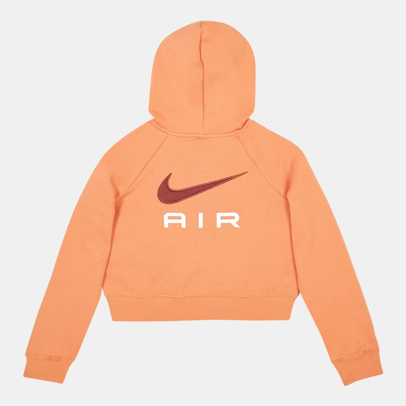 Nike Kids' Air French Terry Crop Hoodie (Older Kids)