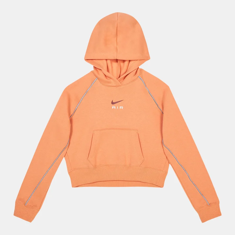 Nike Kids' Air French Terry Crop Hoodie (Older Kids)