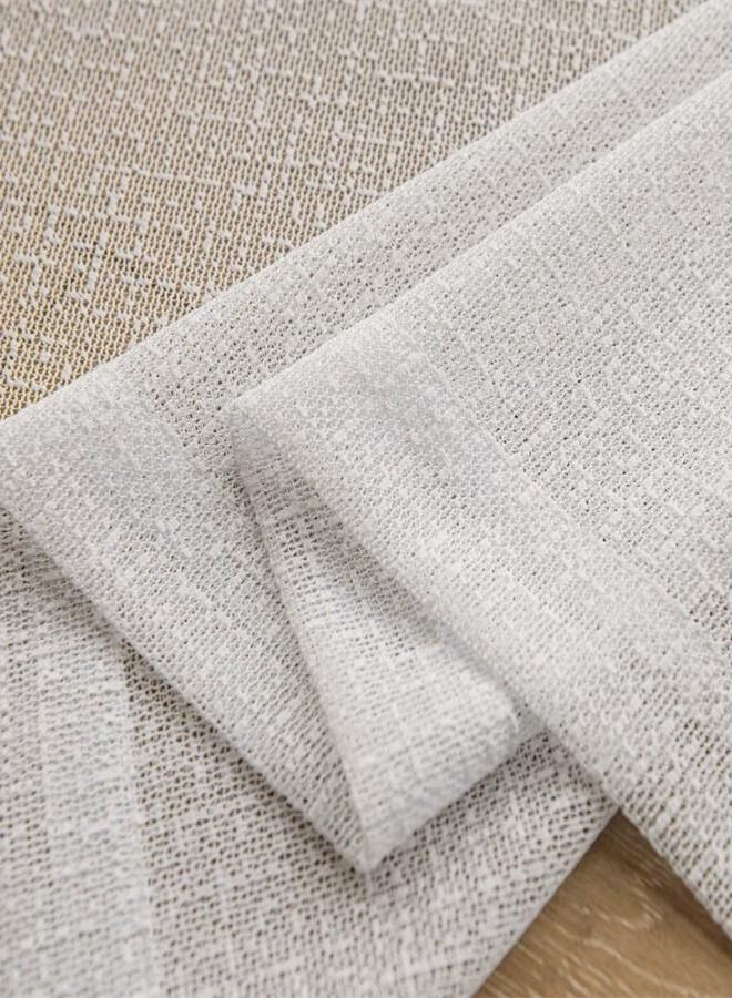 2 Panels Sheer Curtains for Bedroom or Livingroom Decoration Beige  - Image 5