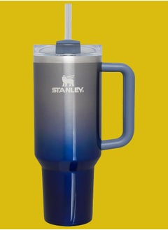 40 Oz Quencher H2.0 FlowState Tumbler - Twilight Gradient | Premium Stainless Steel Insulated Mug with Handle & Straw | Double Wall Thermo-Insulated Travel Cup | Spill-Proof, Sweat-Free & Sturdy | Keeps Drinks Hot or Cold for Long Hours | Perfect for Office, Gym, Car & Outdoor Use