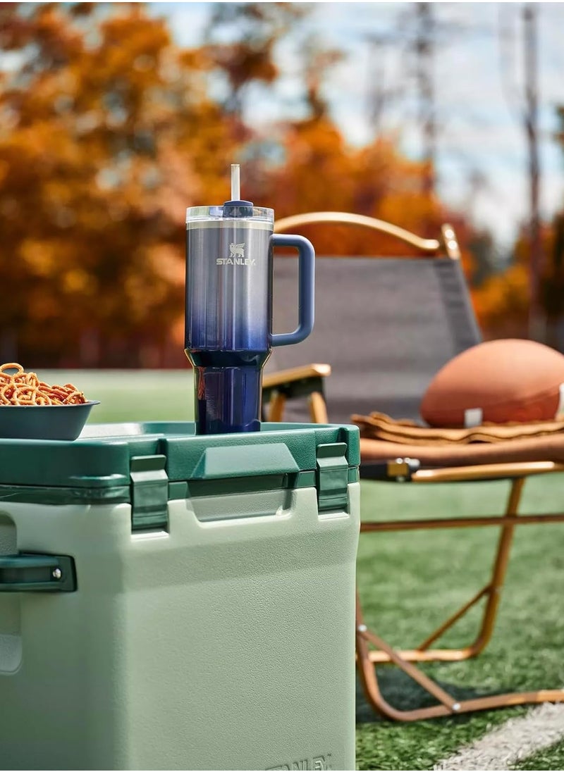 Stanley - 40 Oz Quencher H2.0 FlowState Tumbler - Twilight Gradient | Premium Stainless Steel Insulated Mug with Handle & Straw | Double Wall Thermo-Insulated Travel Cup | Spill-Proof, Sweat-Free & Sturdy | Keeps Drinks Hot or Cold for Long Hours | Perfect for Office, Gym, Car & Outdoor Use - Image 1