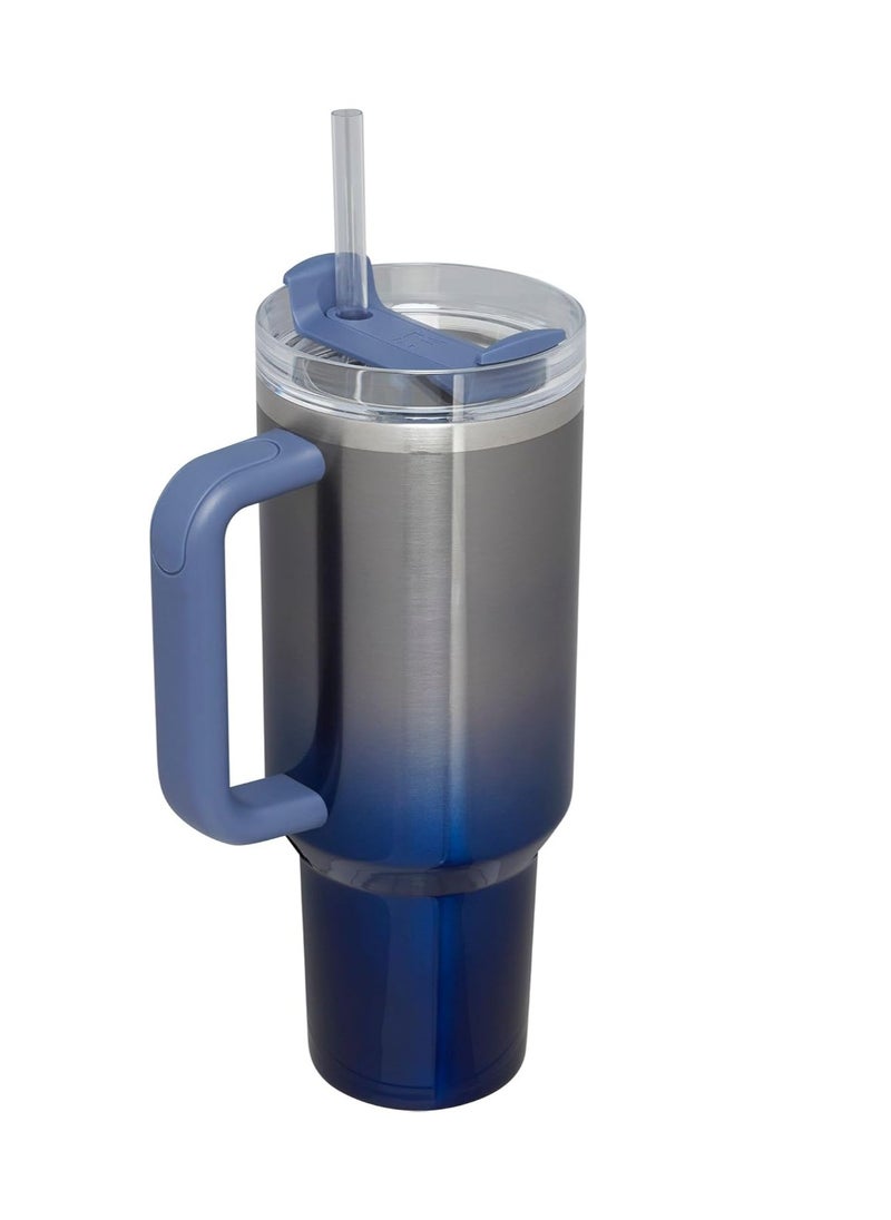 Stanley - 40 Oz Quencher H2.0 FlowState Tumbler - Twilight Gradient | Premium Stainless Steel Insulated Mug with Handle & Straw | Double Wall Thermo-Insulated Travel Cup | Spill-Proof, Sweat-Free & Sturdy | Keeps Drinks Hot or Cold for Long Hours | Perfect for Office, Gym, Car & Outdoor Use - Image 1