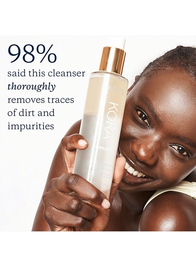 Kora Organics Milky Mushroom Oil Cleanser | Cleanse & Nourish | Certified Organic | Cruelty Free | 5.07 oz - Image 3