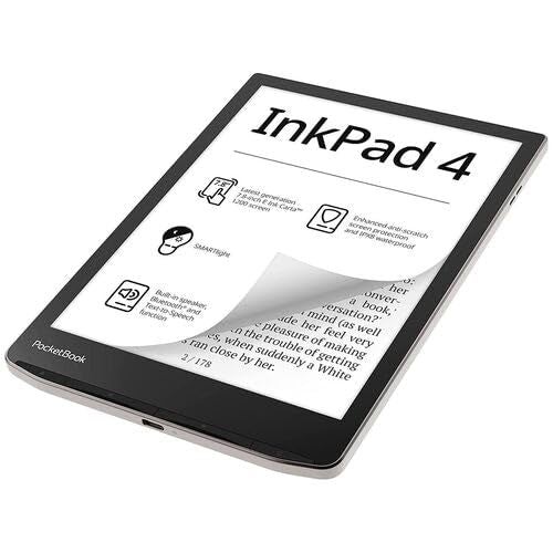 PocketBook بوكيت بوك إنك باد 4 | قارئ كتب إلكترونية وصوتية صديق للعين | شاشة E-Ink كبيرة 7.8 بوصة | حماية ضد الخدوش | وظيفة تحويل النص إلى كلام | بلوتوث® | مكبر صوت مدمج | ضوء ذكي | مقاوم للماء IPX8 - Image 3