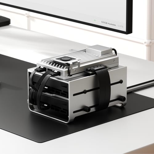 zimaboard حامل توسيع HDD ZimaBoard 2 - تركيب محرك من الألمنيوم مزدوج 3.5 بوصة، رف تجميع أدوات لخادم المنزل وتخزين NAS - Image 2