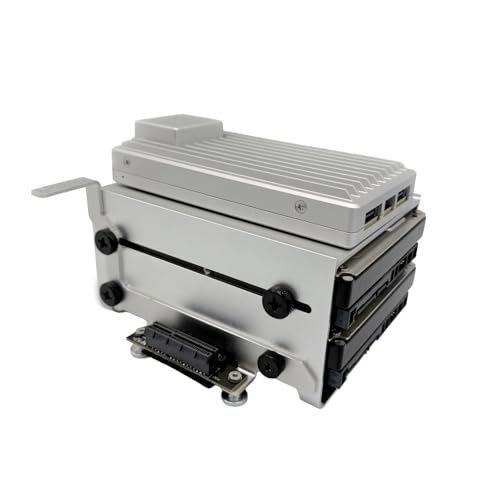 zimaboard حامل توسيع HDD ZimaBoard 2 - تركيب محرك من الألمنيوم مزدوج 3.5 بوصة، رف تجميع أدوات لخادم المنزل وتخزين NAS - Image 1