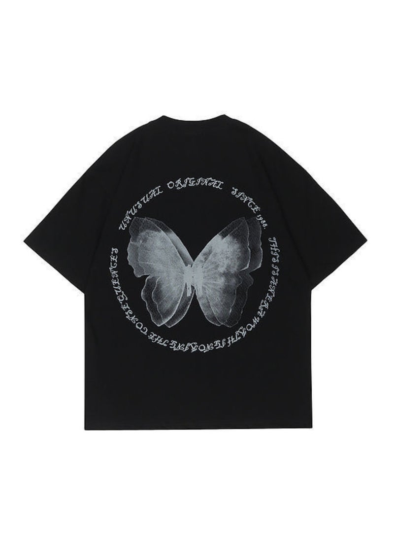 Thirty-One Black Butterfly Original Women Oversized T-shirt  - Image 2