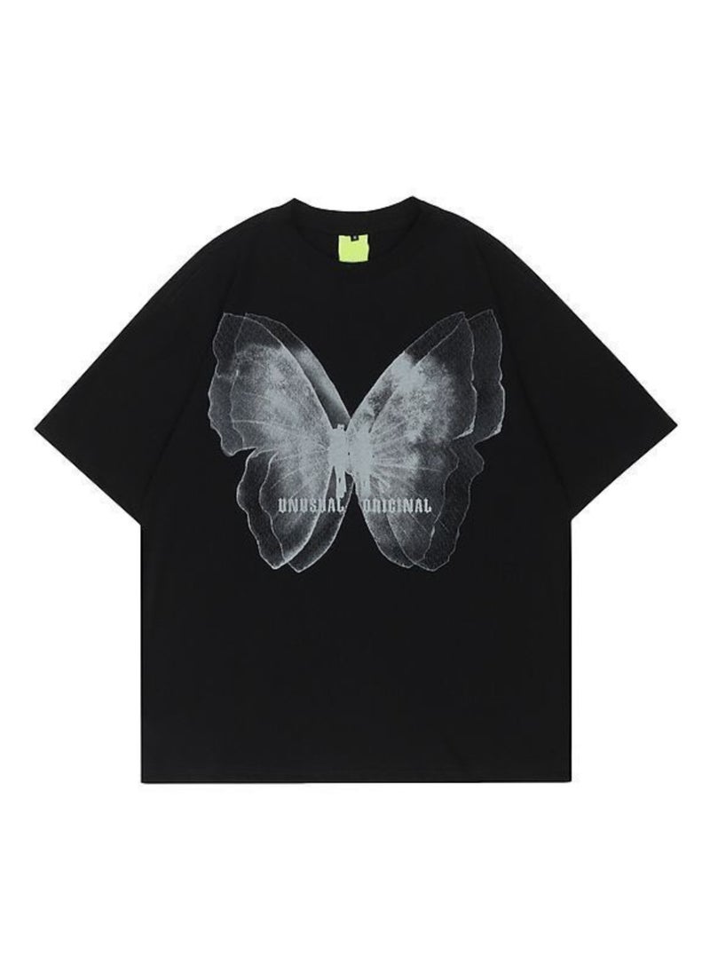 Thirty-One Black Butterfly Original Women Oversized T-shirt  - Image 1