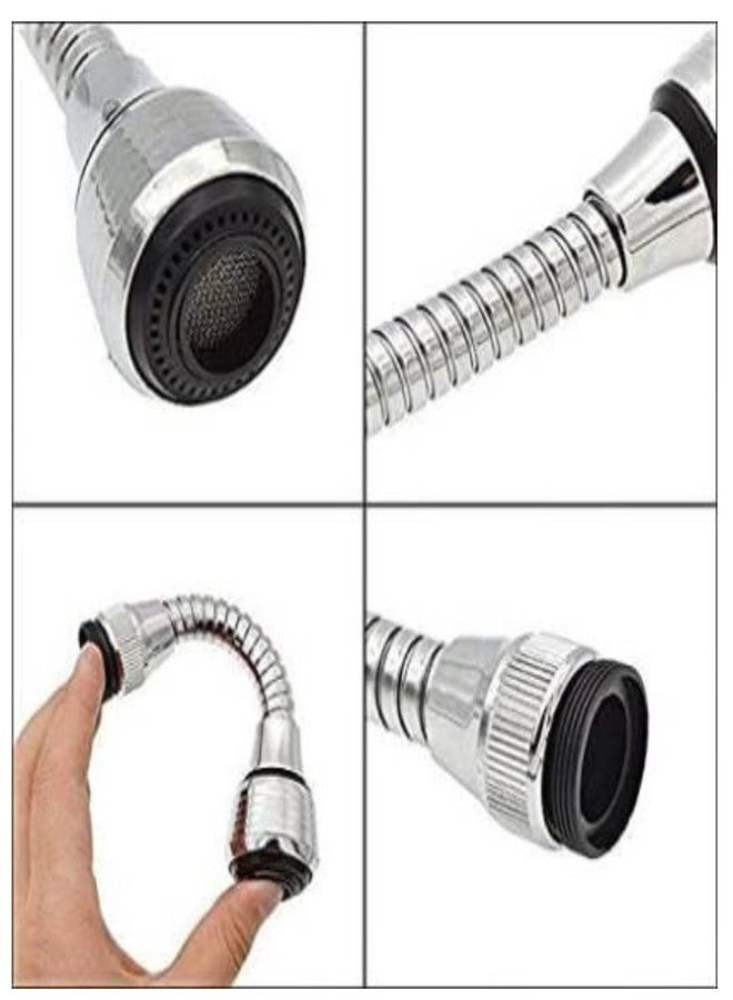 Bath Bliss BATHBLISS 360 degree Turbo Flex Faucet Sprayer Water Extender Multiple use in Kitchen Tap Extension Water Saving Sprinkler and Aerator,Adjustable Head Nozzle - Image 3