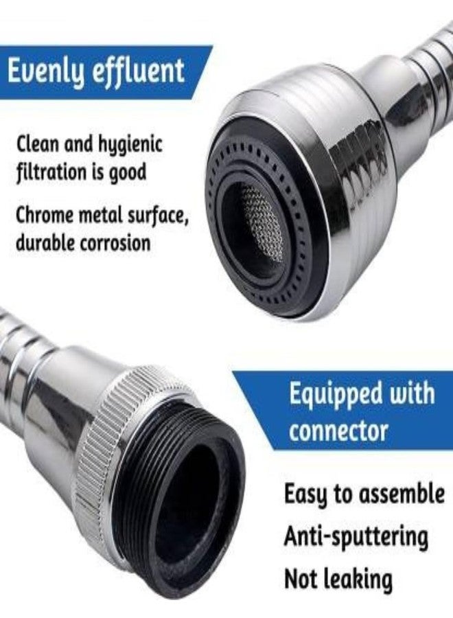 Bath Bliss BATHBLISS 360 degree Turbo Flex Faucet Sprayer Water Extender Multiple use in Kitchen Tap Extension Water Saving Sprinkler and Aerator,Adjustable Head Nozzle - Image 4