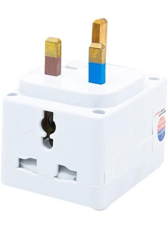 OSHTRACO محول كهربائي متعدد المآخذ 13A من أوشتراكو 3 طرق مع مؤشر نيون - مجموعة من قطعتين - Image 4