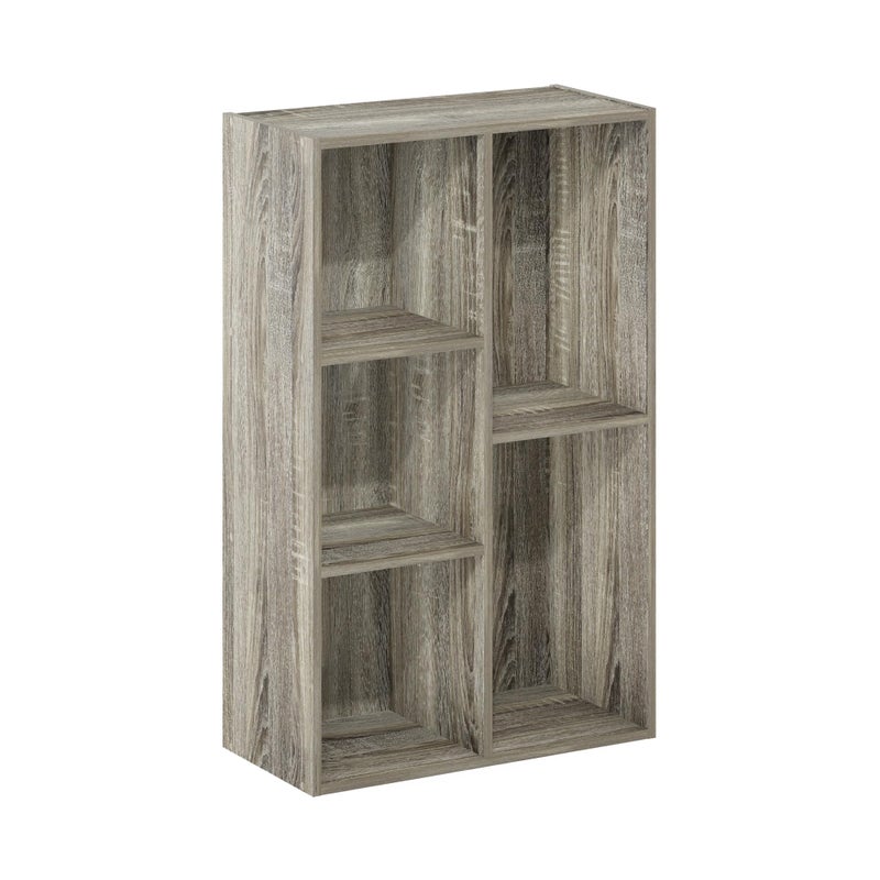 Furinno Furinno Luder 5Cube Reversible Open Shelf French Oak 