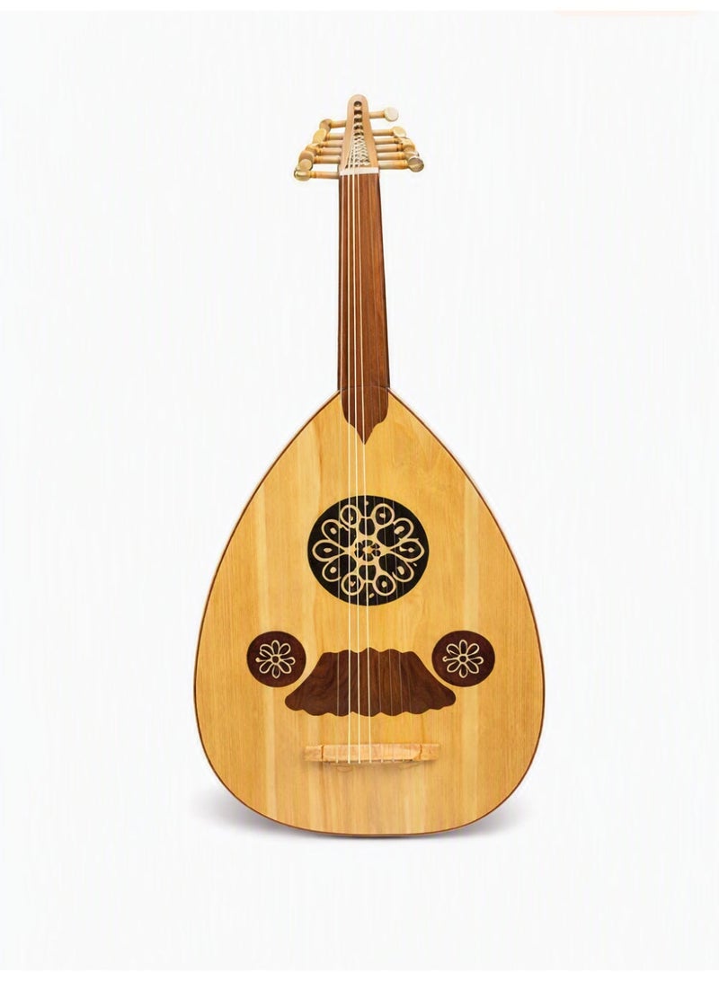Handmade Classic Arabic Oud Egyptian Lute 9 Strings for Women & Girls - Entry Level Study Oud Lute for Beginners & Students - Image 2