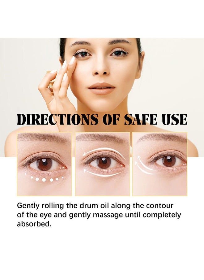Hoygi - Under Eye Rollerball ，Eye Serum, Frankincense Eye Roller with Castor Oil for Dark Circles, Puffy Eyes, and Wrinkles, Anti Aging Eye Serum Cream, 10ml - Image 1