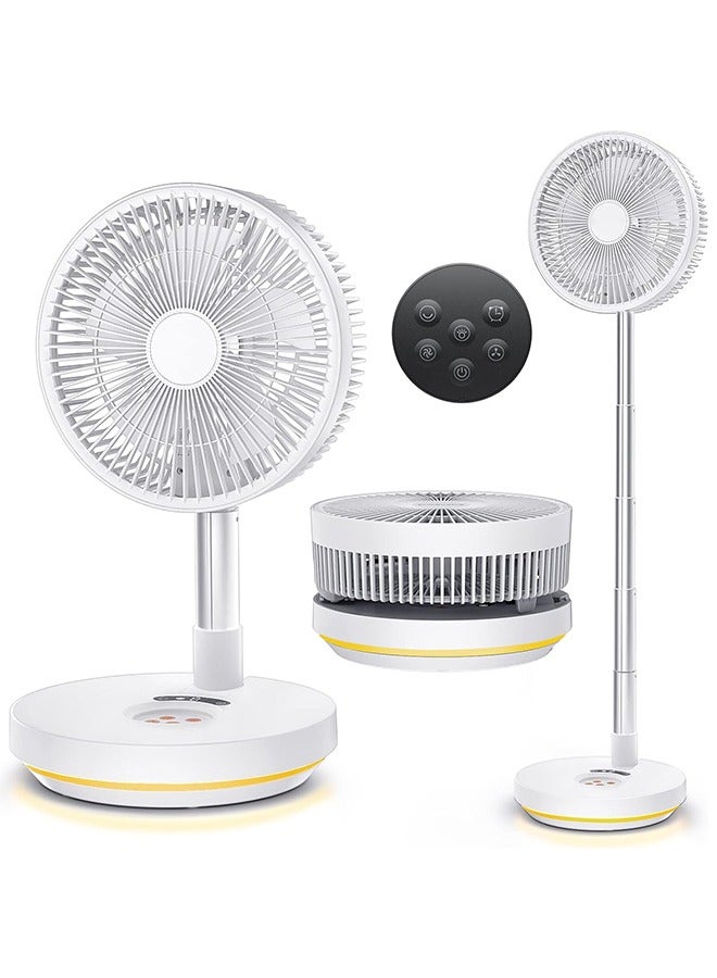 general Portable Oscillating Fan,10 inch,Battery Operated Fan Adjustable Height, USB Rechargeable Home Office Outdoor Camping Tent Travel - Image 1